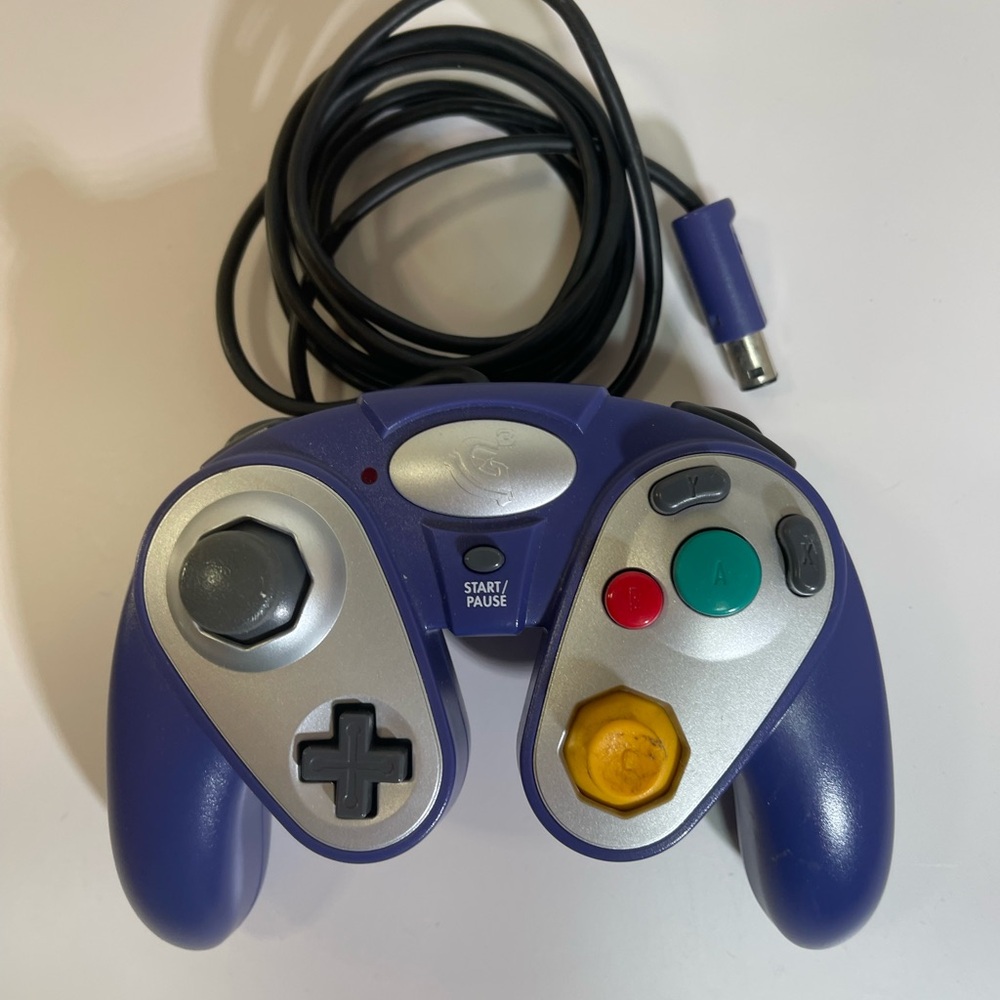 Nintendo GameCube - G3 Pelican Controller - Purple Violet - For Parts Only!